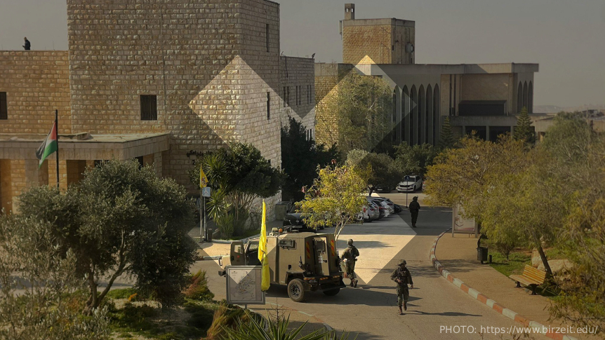 EISA statement on military invasion at Birzeit University